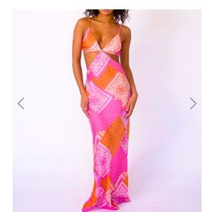 Skate Kiele Maxi Cut-out dress